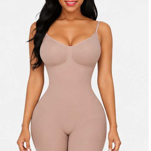 Women’s Full Body Shapewear Bodysuit – Beige | Tummy & Waist Control