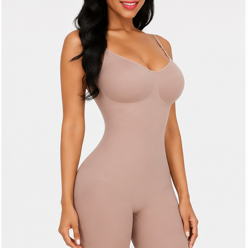 Women’s Full Body Shapewear Bodysuit – Beige | Tummy & Waist Control