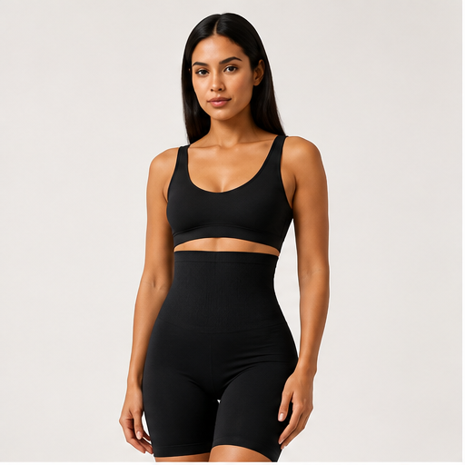 Women’s High-Waist Shapewear Shorts – Tummy & Thigh Control | Pack of 2