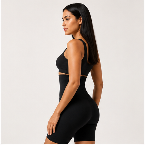High-Waist Tummy Control Shapewear Shorts – Stretchable & Seamless