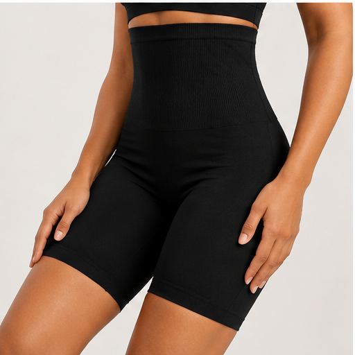 High-Waist Tummy Control Shapewear Shorts – Stretchable & Seamless