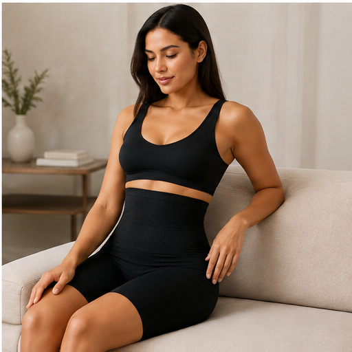 High-Waist Tummy Control Shapewear Shorts – Stretchable & Seamless