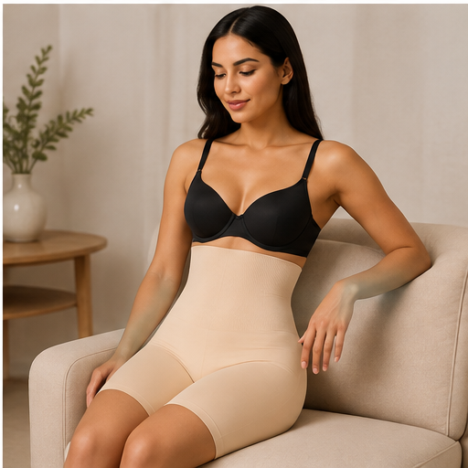 Women’s High-Waist Shapewear Shorts – Tummy & Thigh Control | Pack of 2